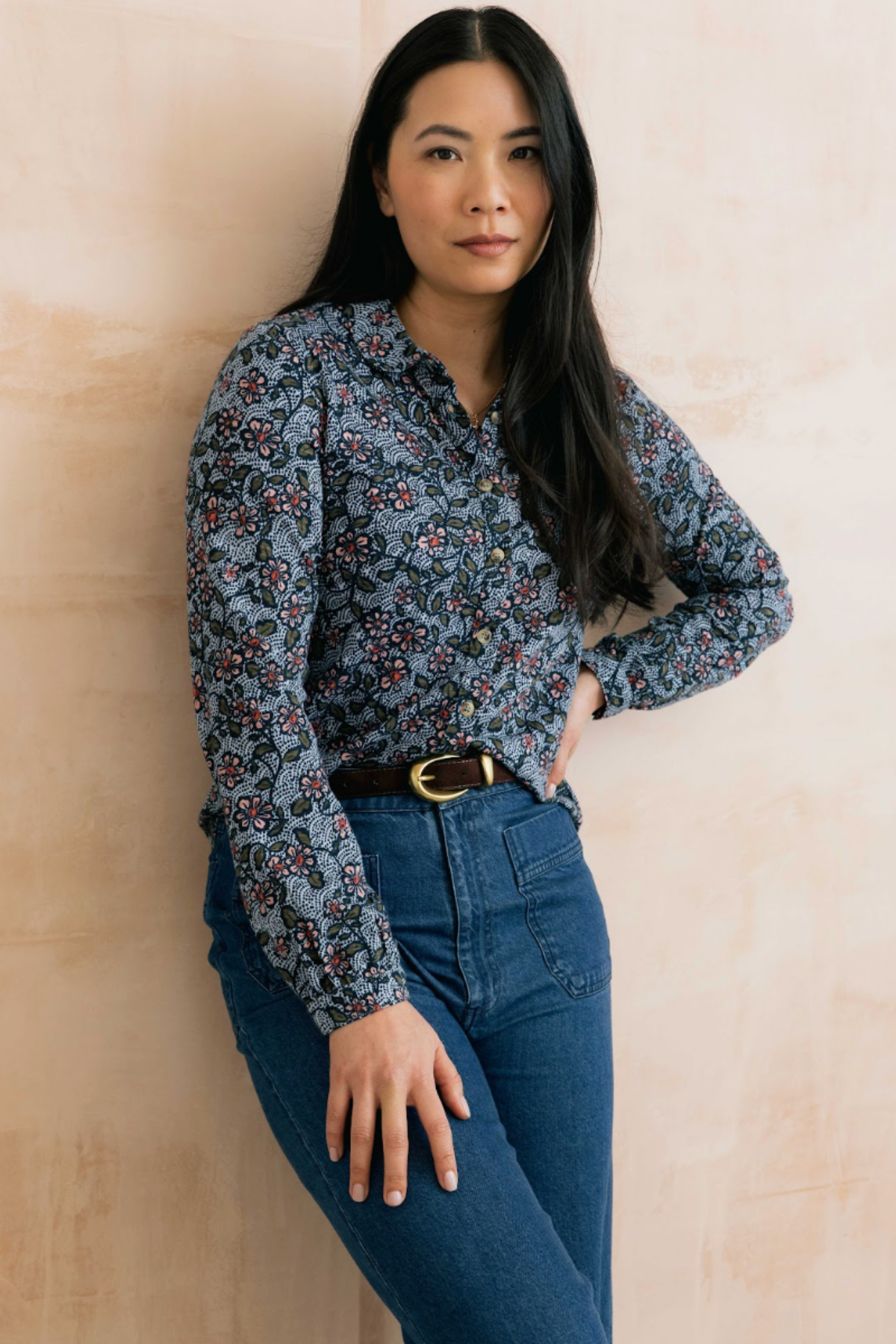 Bowbridge Shirt Printed Poppies