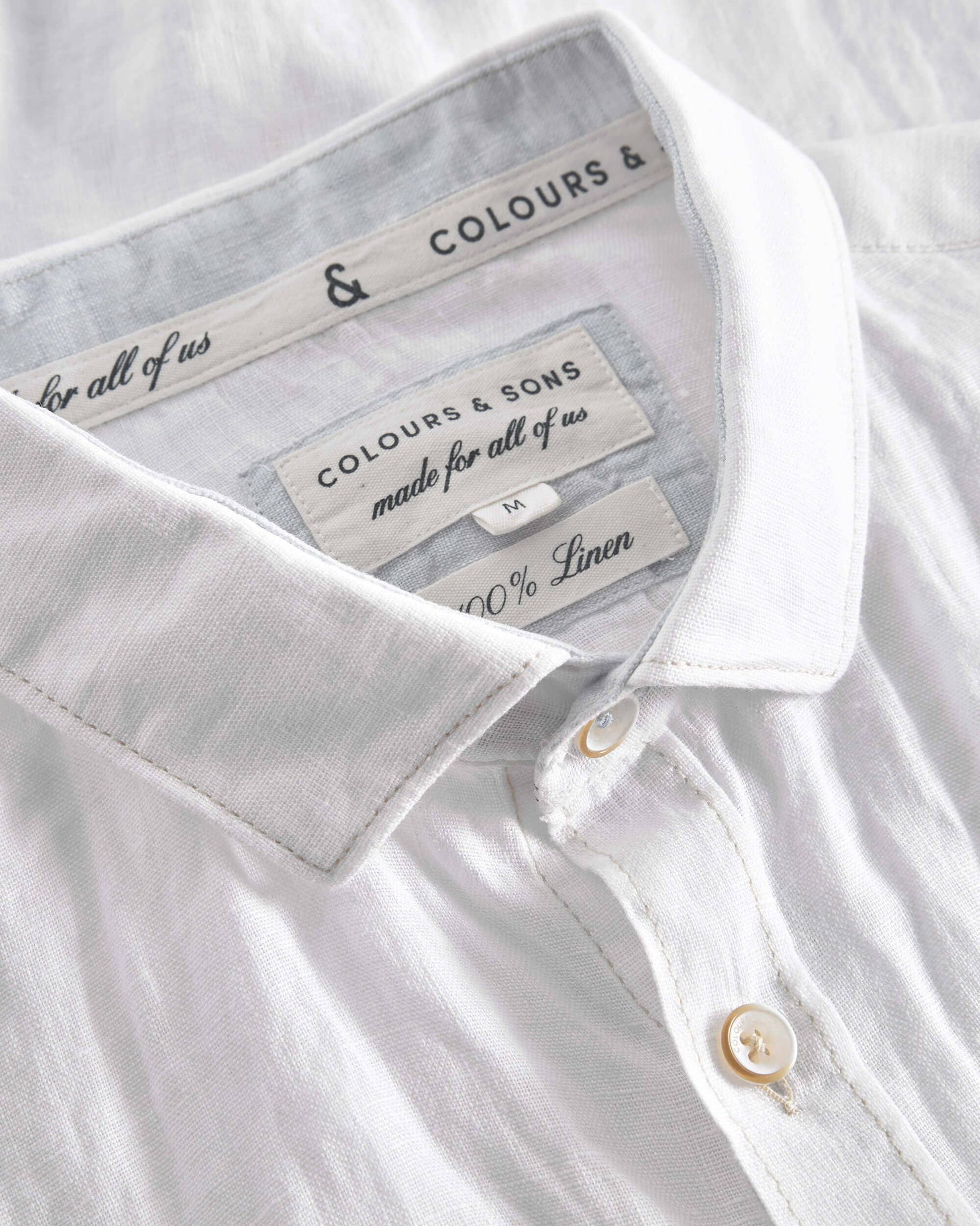 Basic White Linen Shirt 