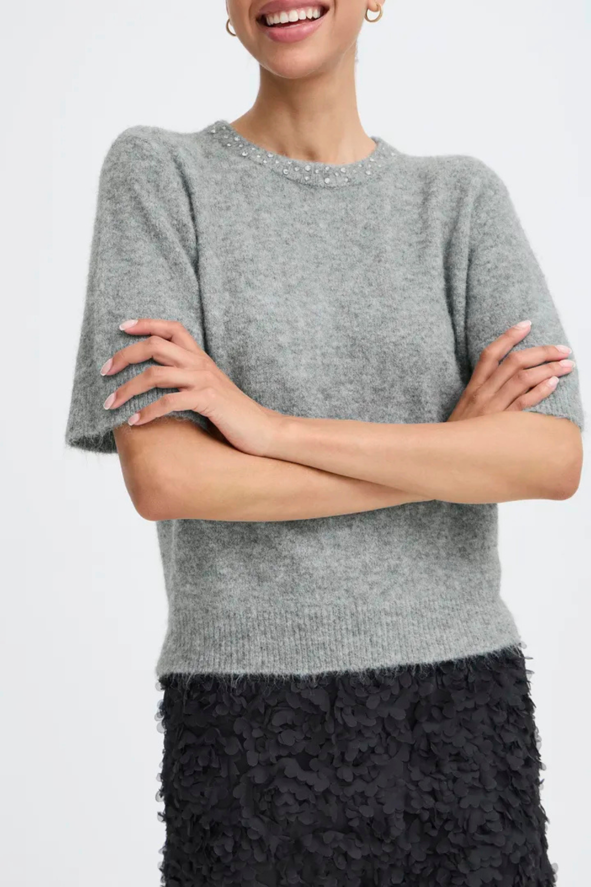 BYOMEA Rhinestone Jumper