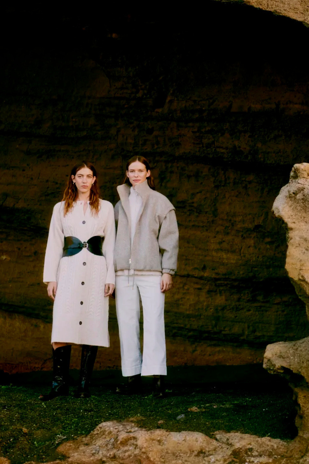 BYDASIK Cropped Pants - White