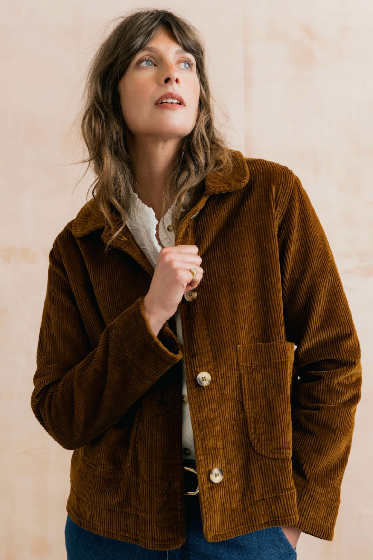 Ash Jacket Plain Jumbo Cord