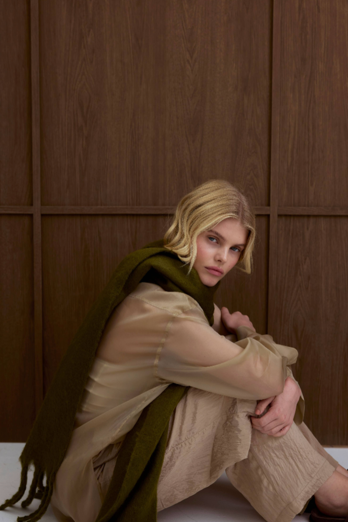 The Reykjavik Scarf - 100% Recycled - Sea Kelp