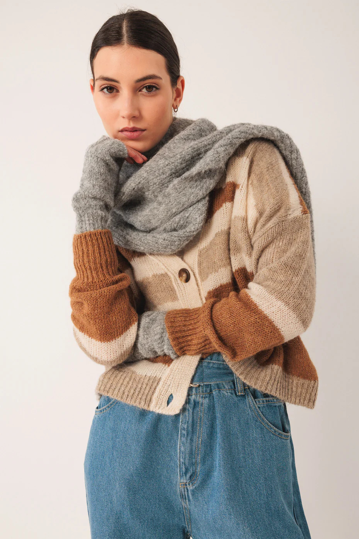 Knitted Mittens - Various Colours