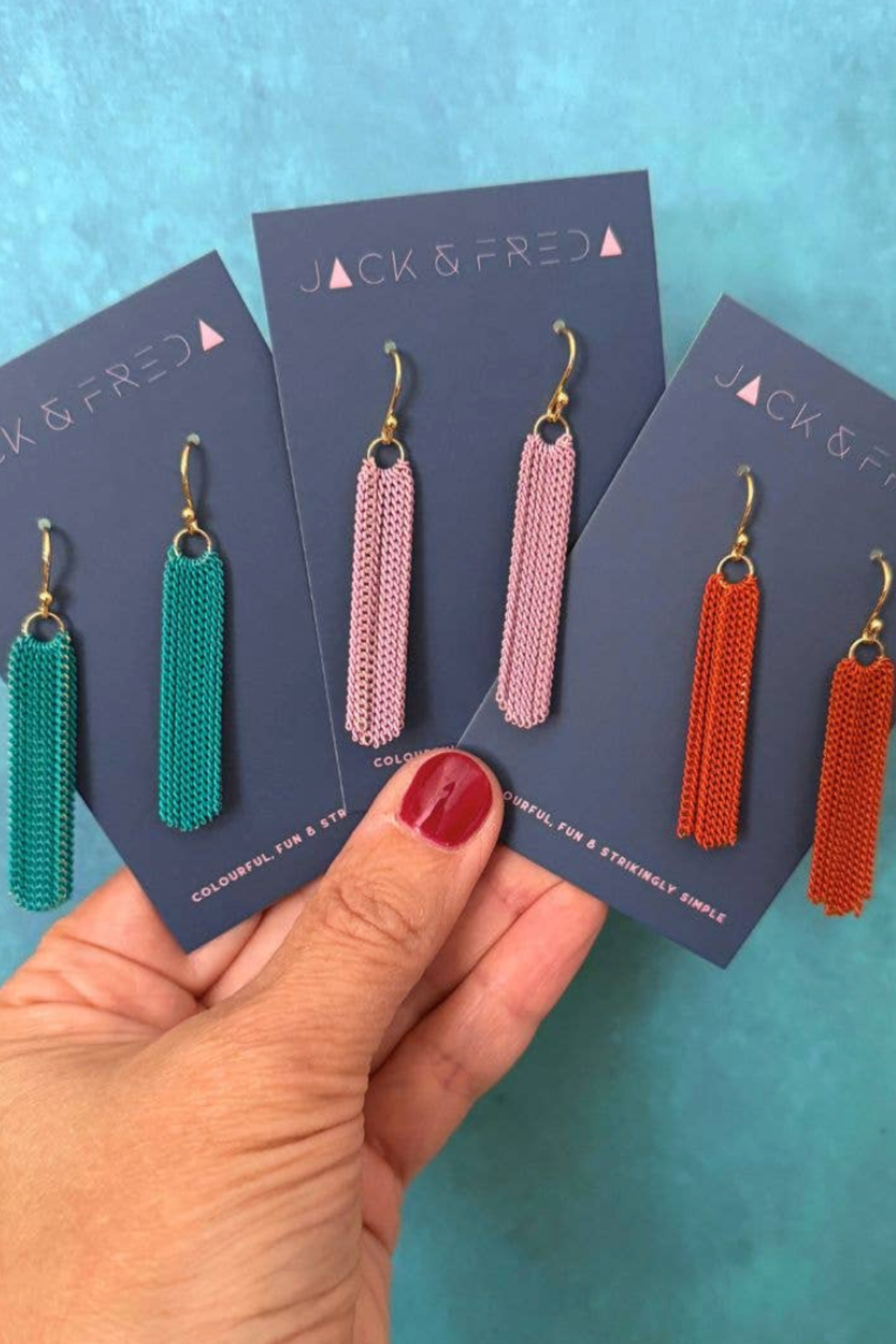 Tassel Drop Earrings - Various Colours