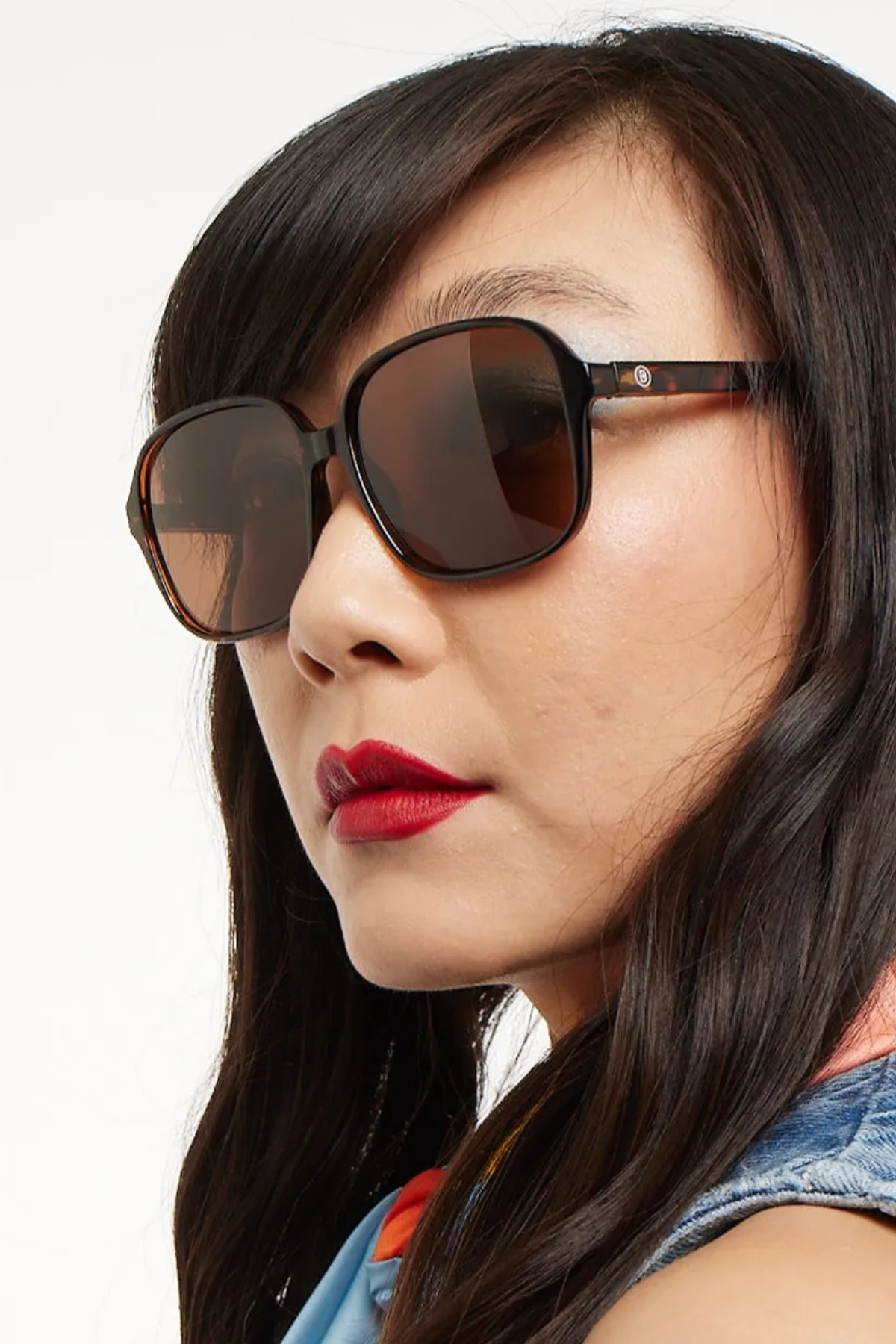 Pascal Tortoise Glossy Sunglasses