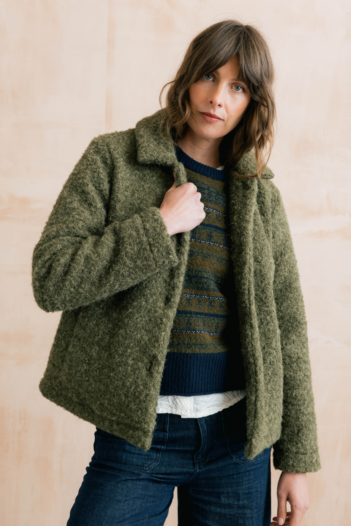 Sycamore Jacket Plain Boucle