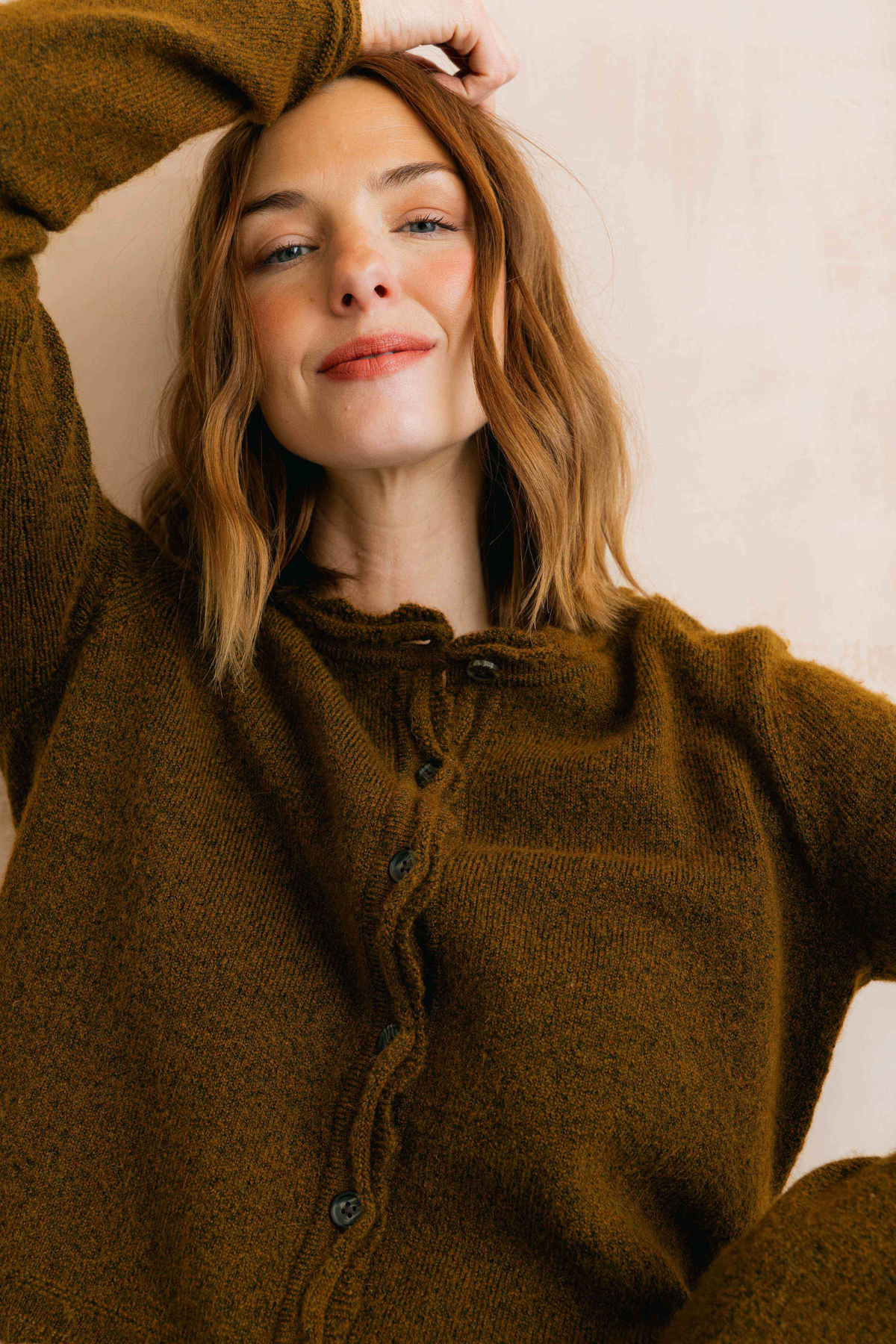 Elodie Cardigan Scallop Knit