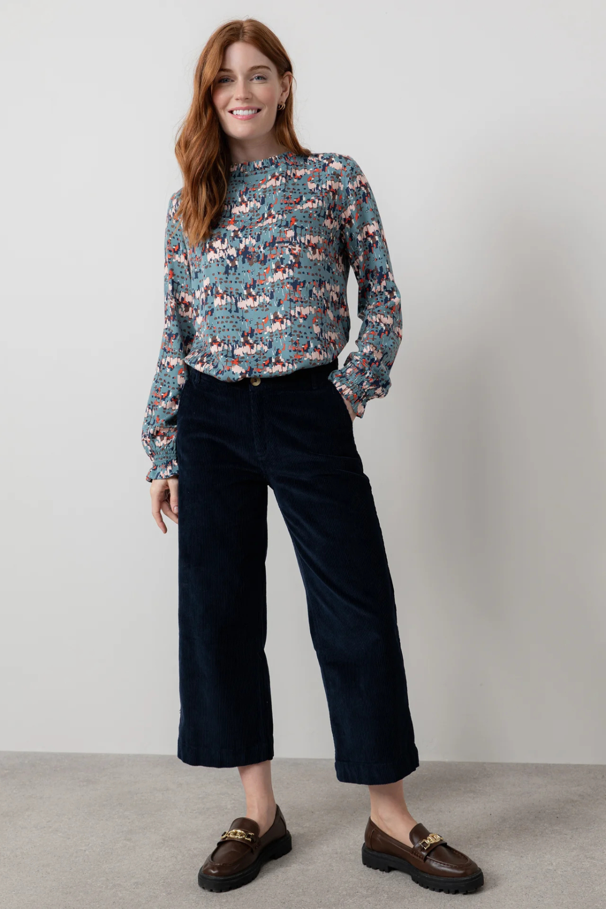 Isla Cropped Cord Trousers