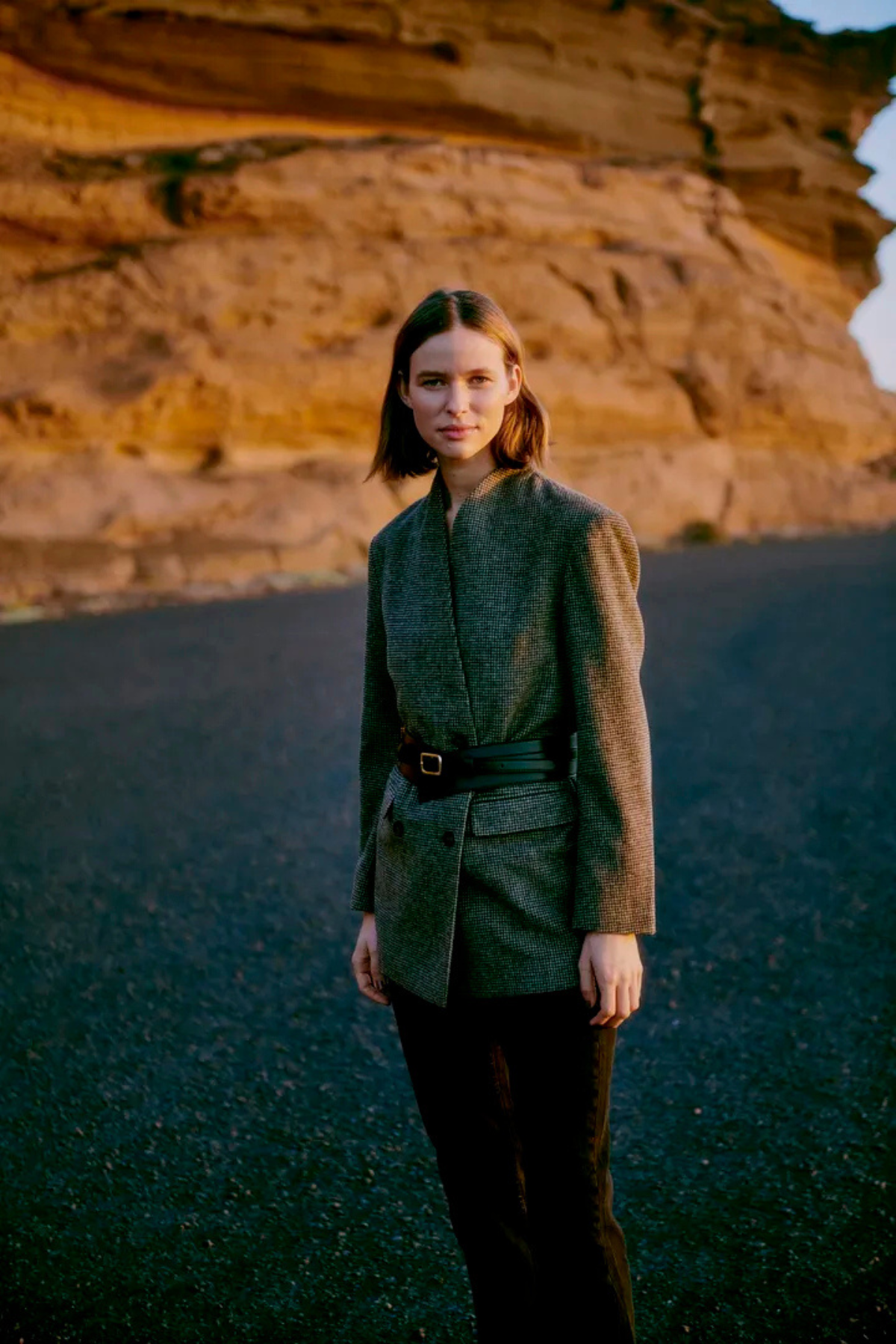 BYERANDA Checked Jacket