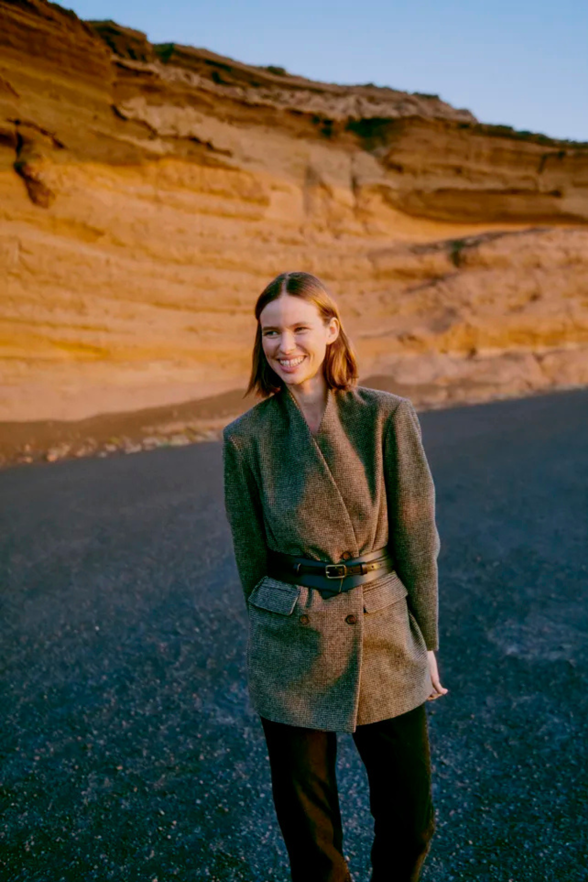 BYVIMMA Black Wide Belt