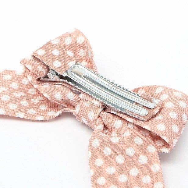 Polka Dot Fabric Bows