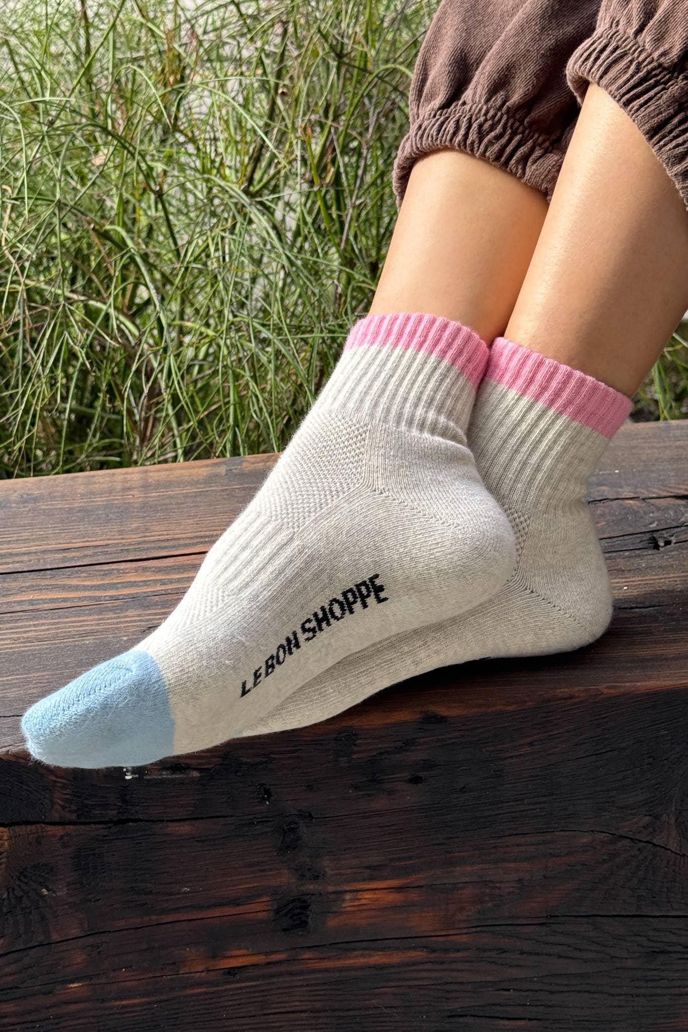 Le Bon Shoppe - Color Block Girlfriend Socks