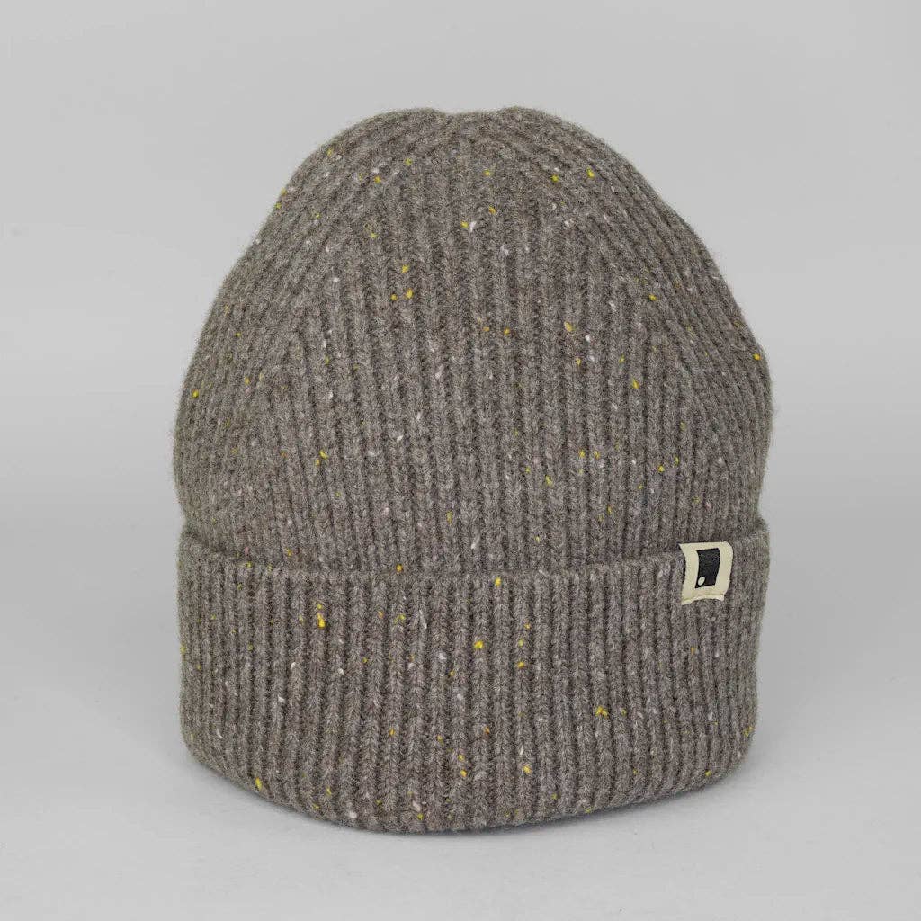 Moorland Wool Rib Beanie Mocha