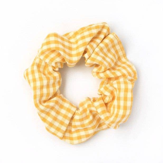 Gingham Scrunchie