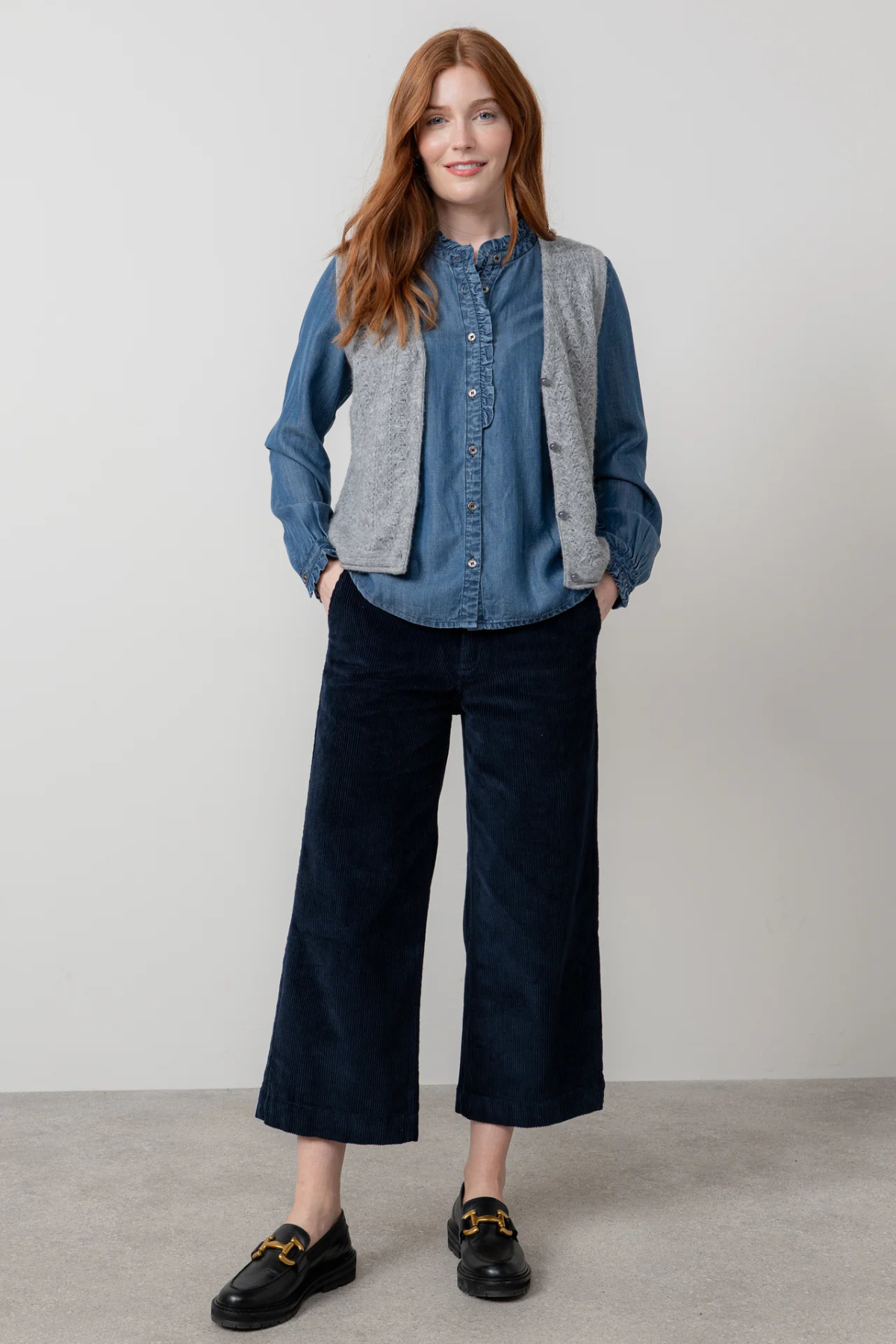 Isla Cropped Cord Trousers