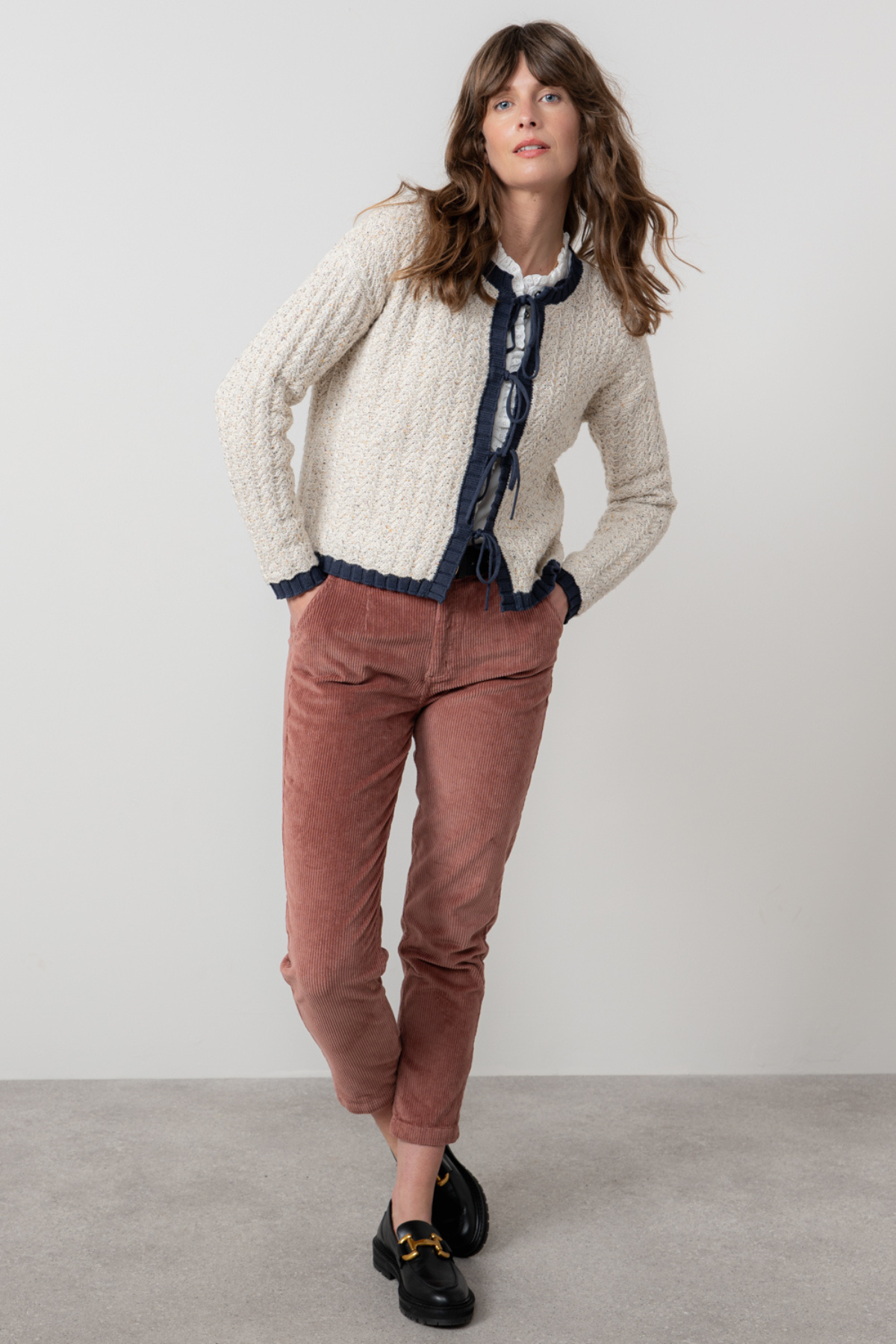 Adelia Cardi Fleck Knit