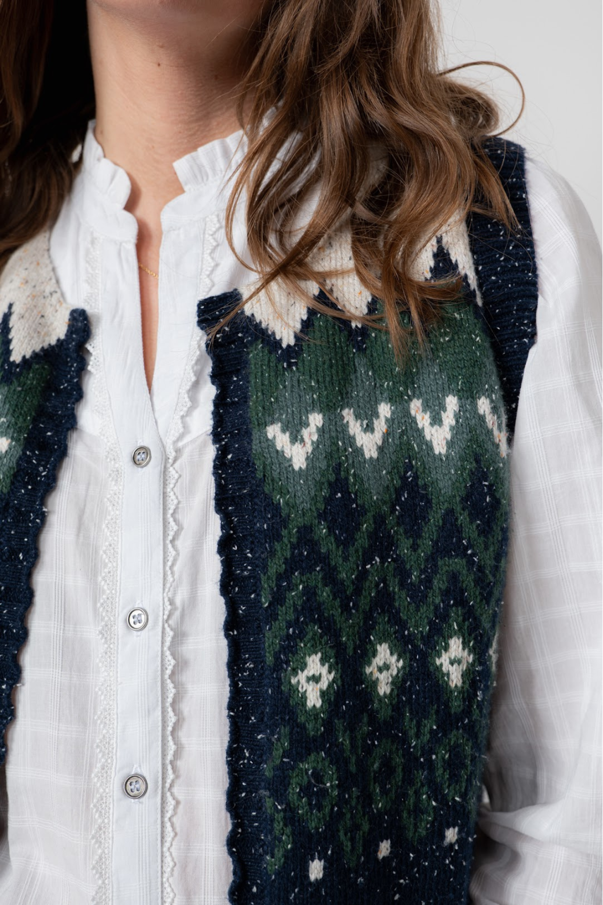 Suvi Waistcoat Tank Fleck Knit