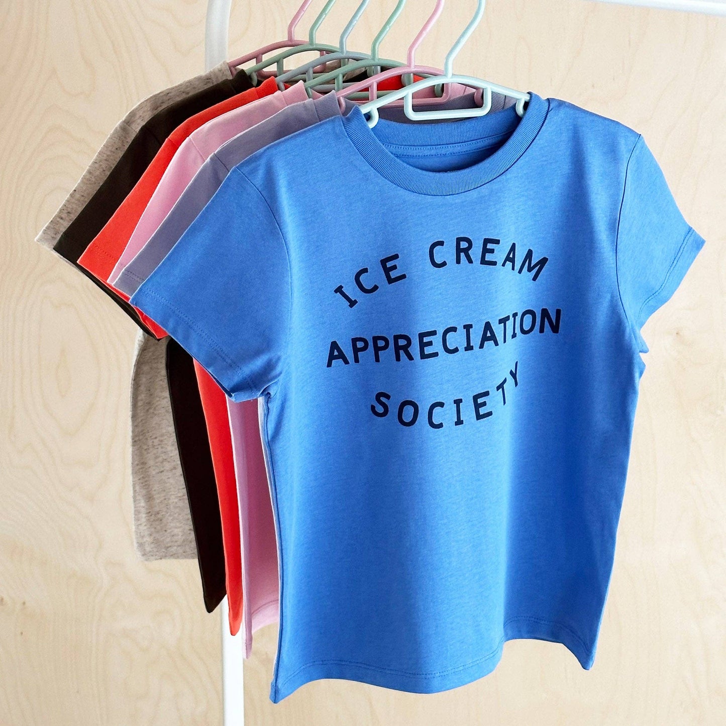 Official Ice Cream Appreciation Society Kid's T-shirt - Blue