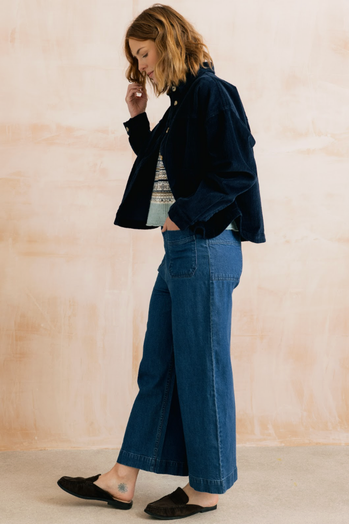 Olivia Shirt Jacket Plain Jumbo Cord