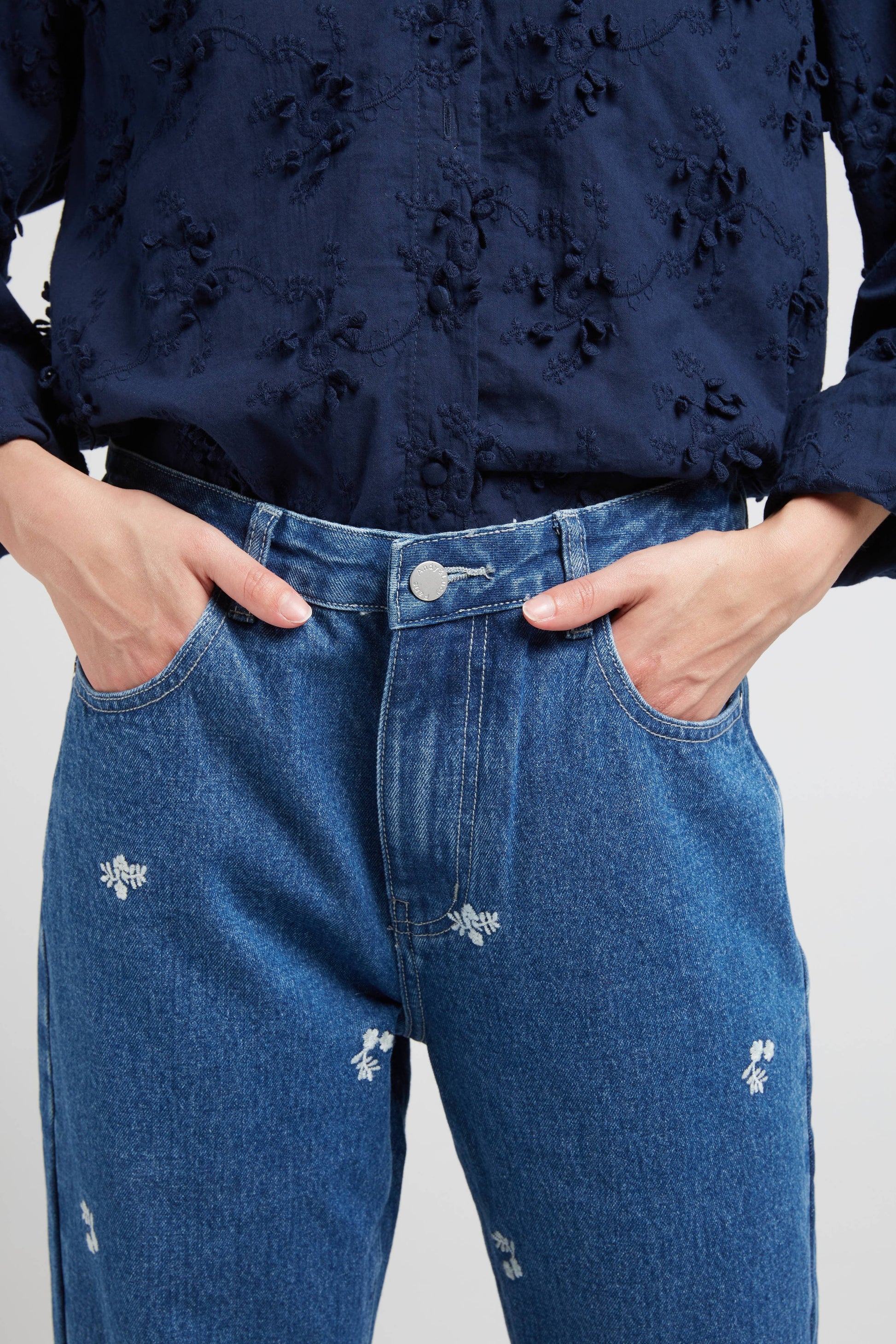 Andy & Lucy - BENNY - Embroidered jeans