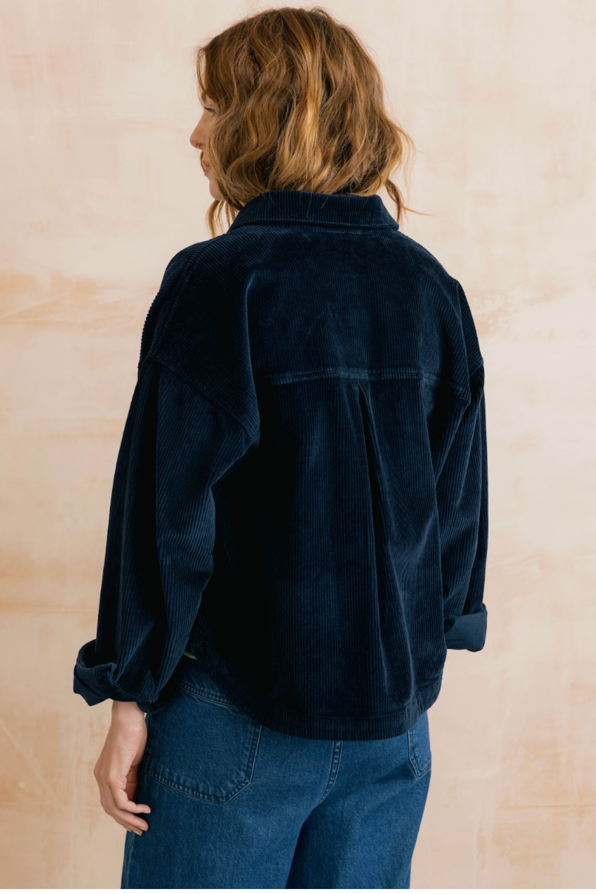 Olivia Shirt Jacket Plain Jumbo Cord