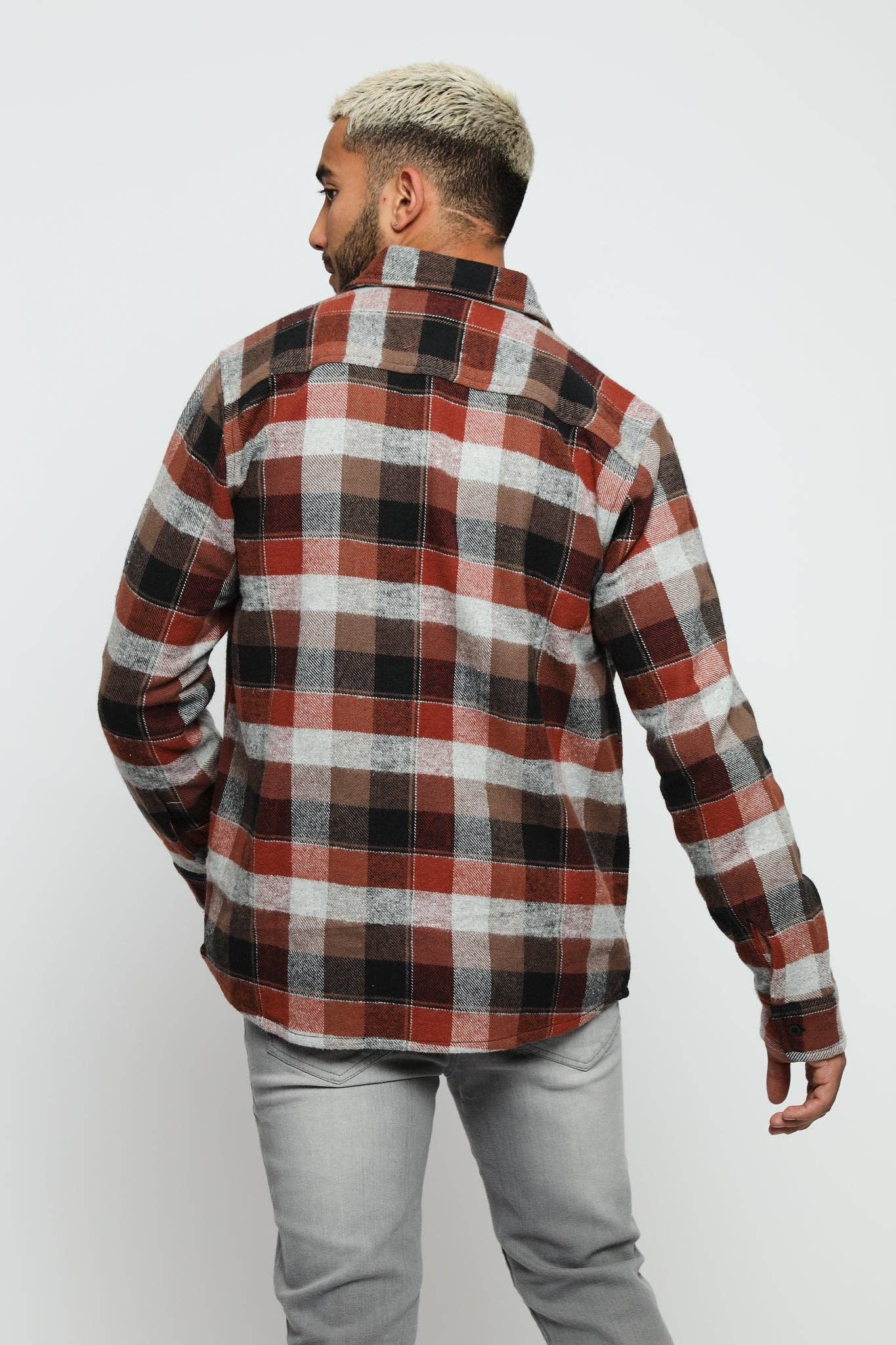 Lumberjack Flannel Check Shirt - Red