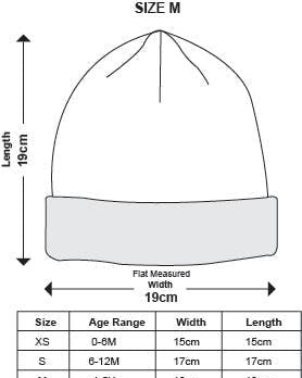 Star Knit Baby Hat 