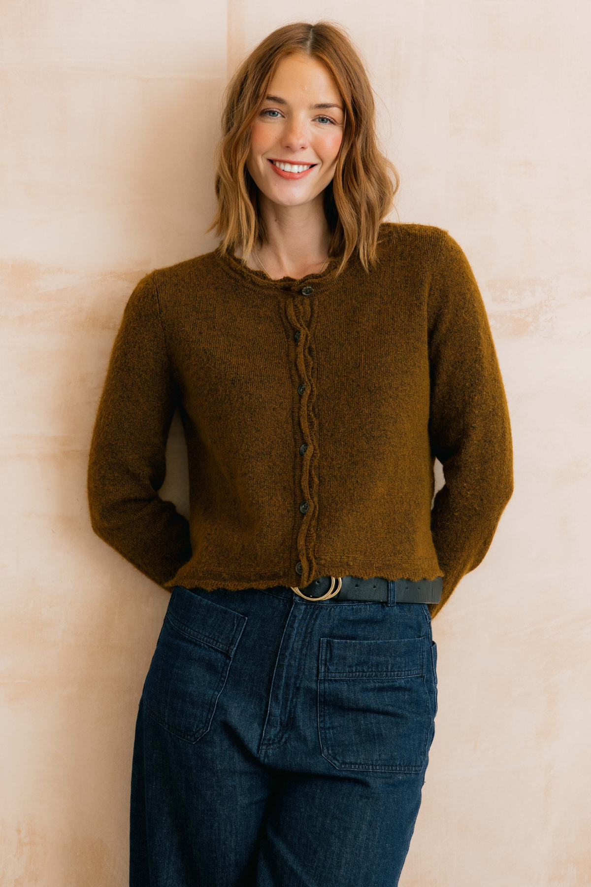 Elodie Cardigan Scallop Knit