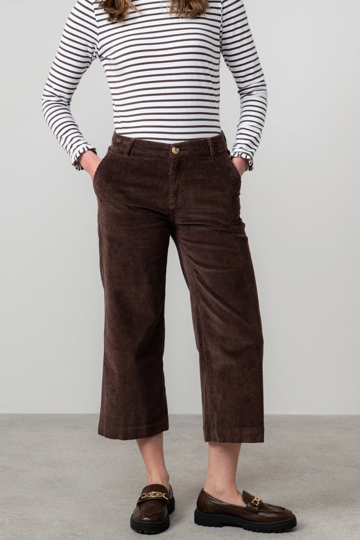 Isla Cropped Cord Trousers