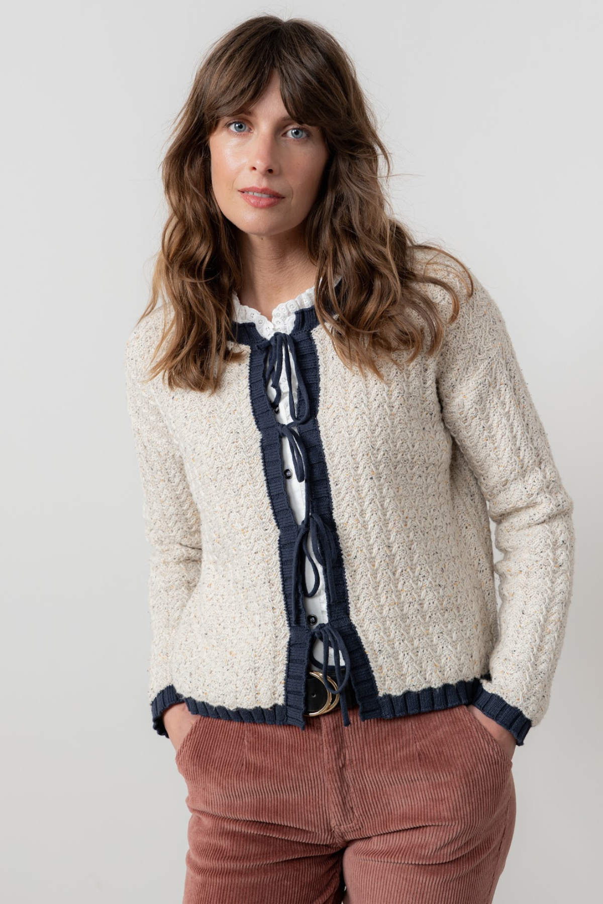 Adelia Cardi Fleck Knit