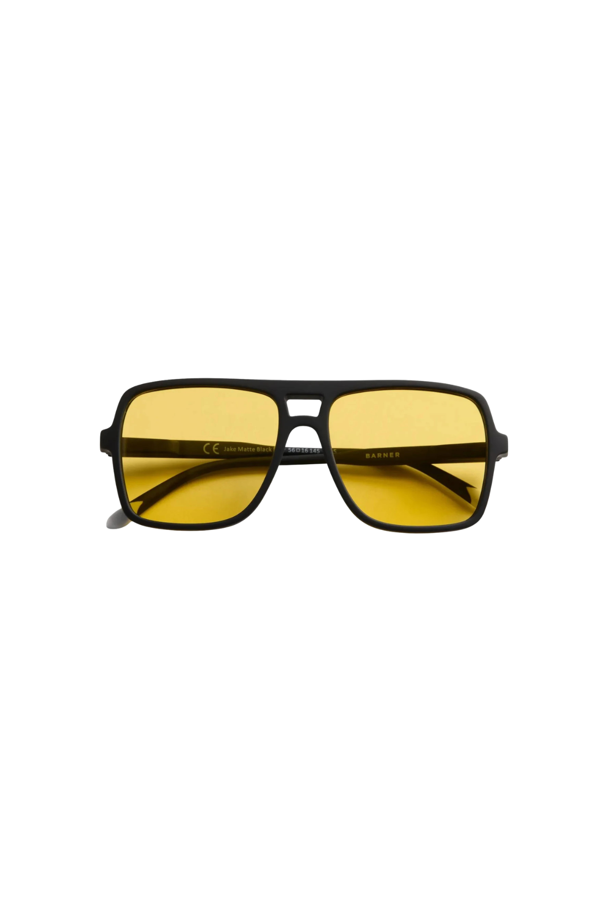 Jake Matte Black Noir Amber Sunglasses