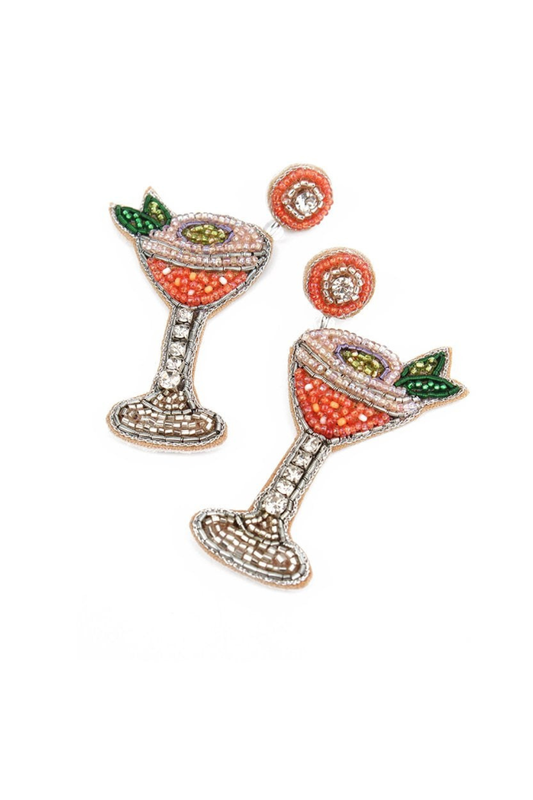 Beaded Cocktail Earrings