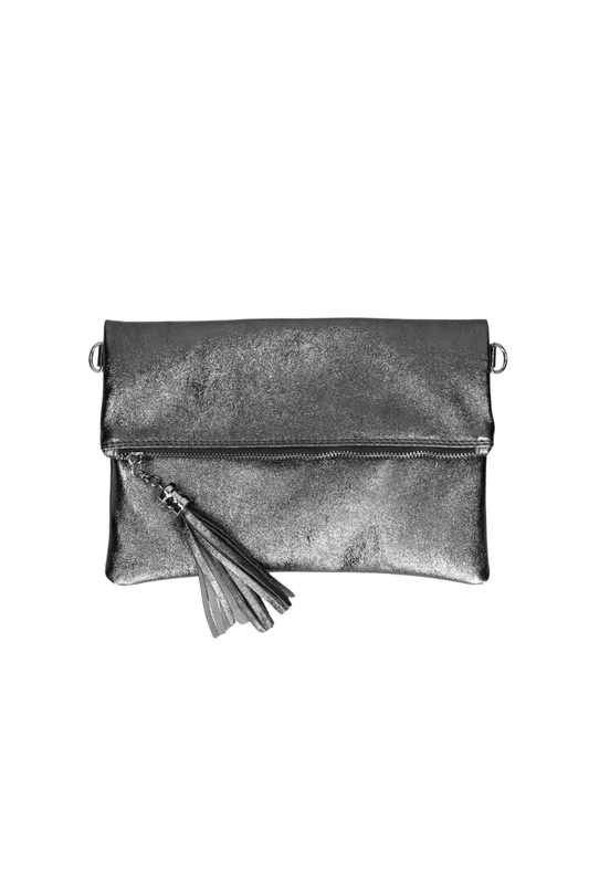 Elsbe Metallic Leather Bag