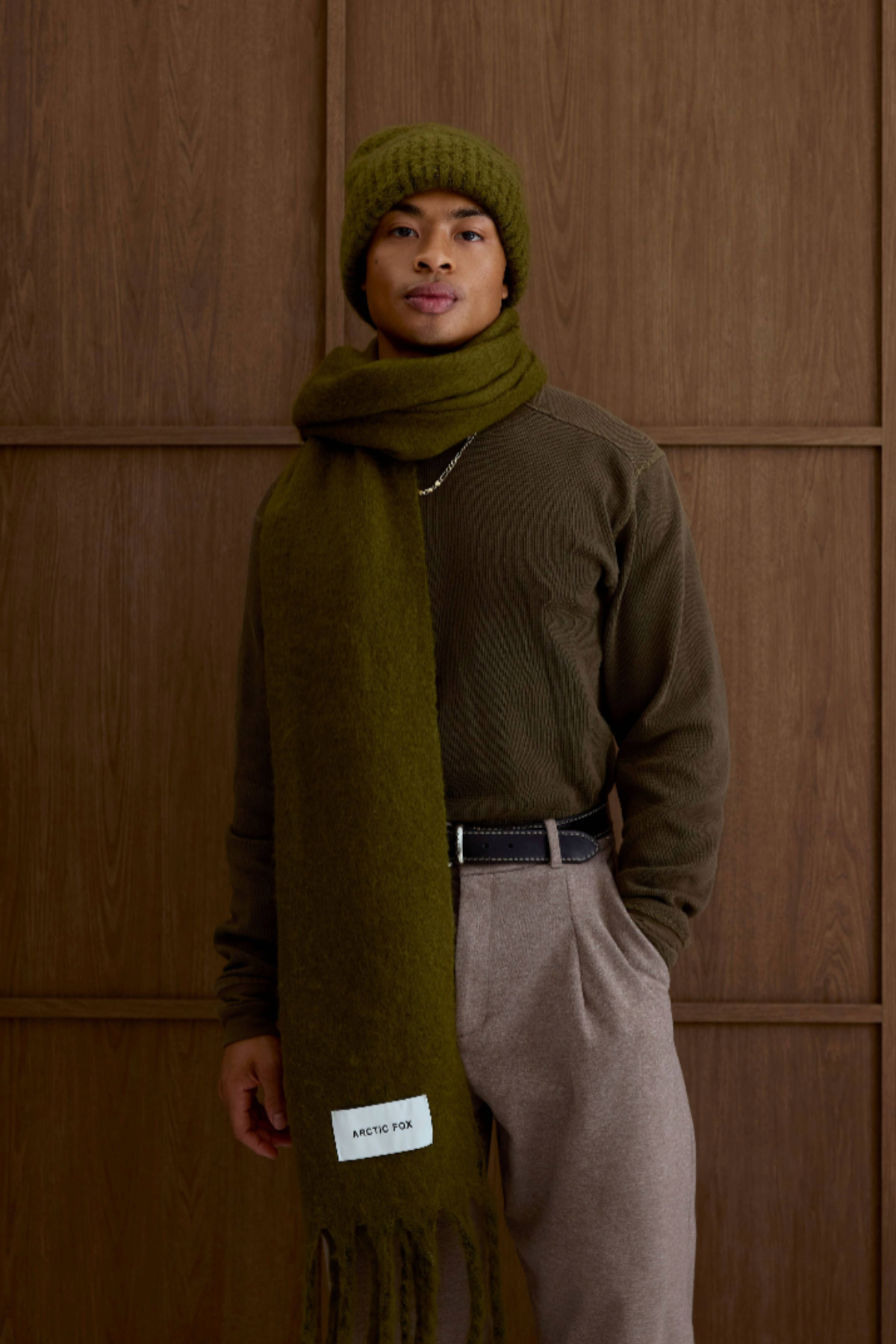 The Reykjavik Scarf - 100% Recycled - Sea Kelp