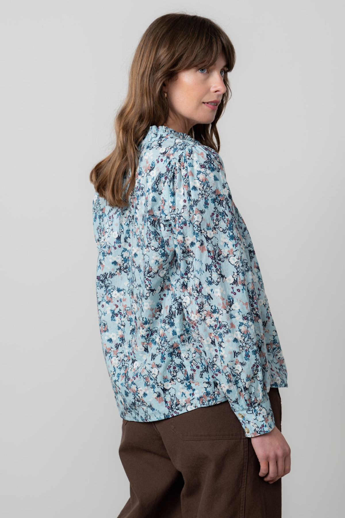 Flora Blouse Feather Ditsy