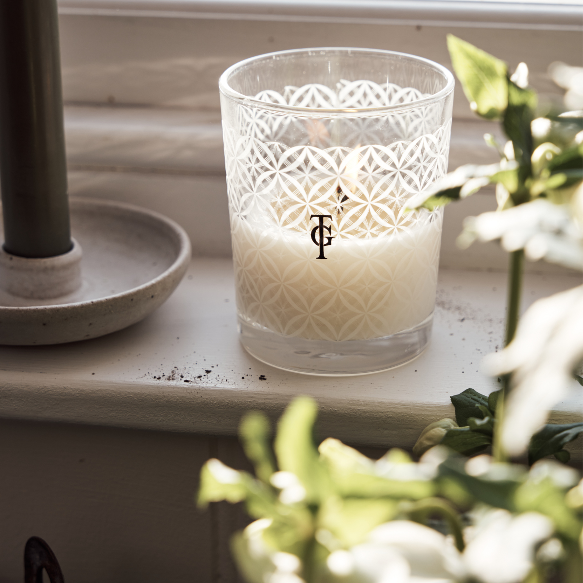 Moroccan Rose Classic Glass Candle