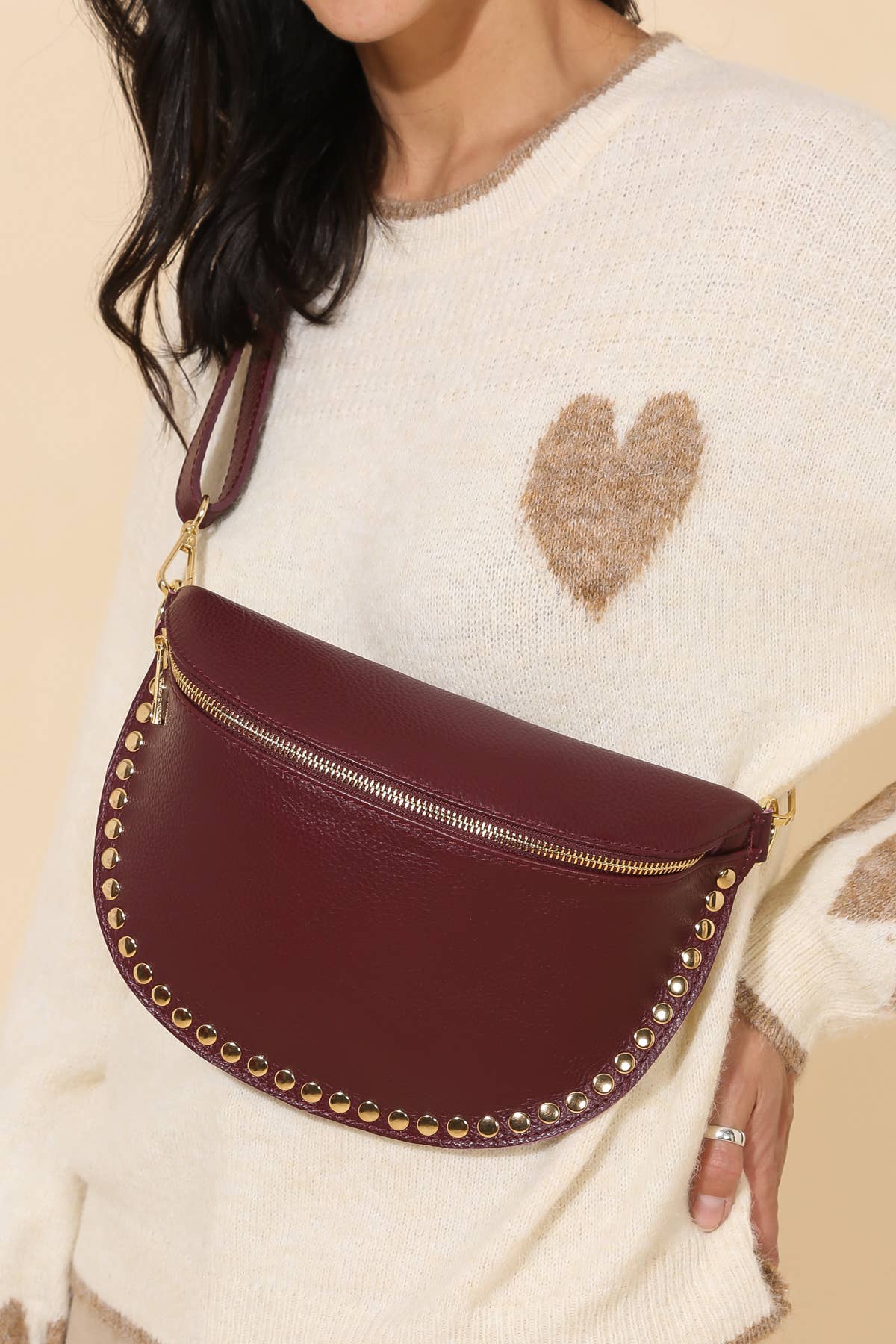 BEATRICE Leather Shoulder Bag