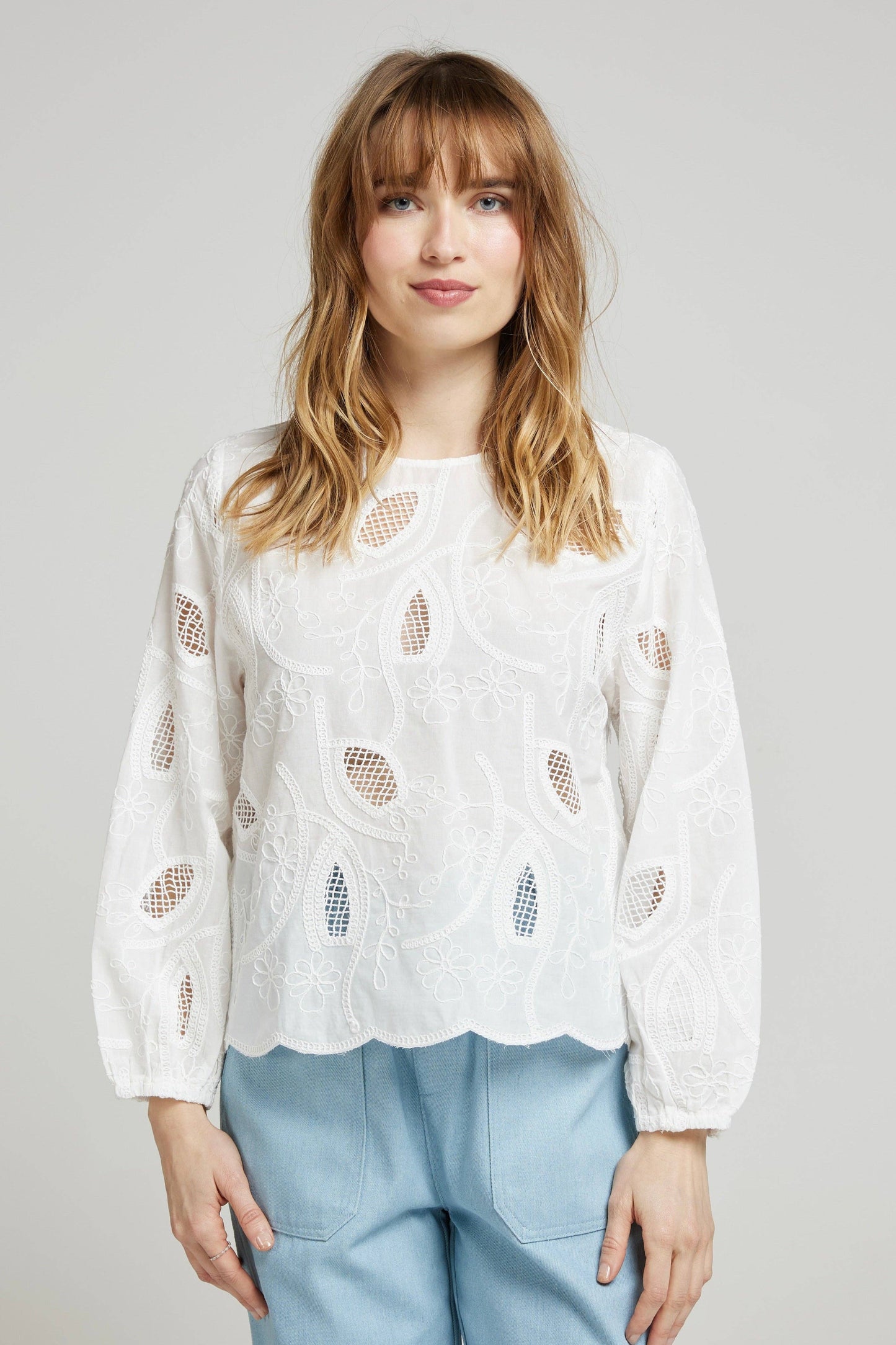 Andy & Lucy - GRAZIELA - Embroidered blouse