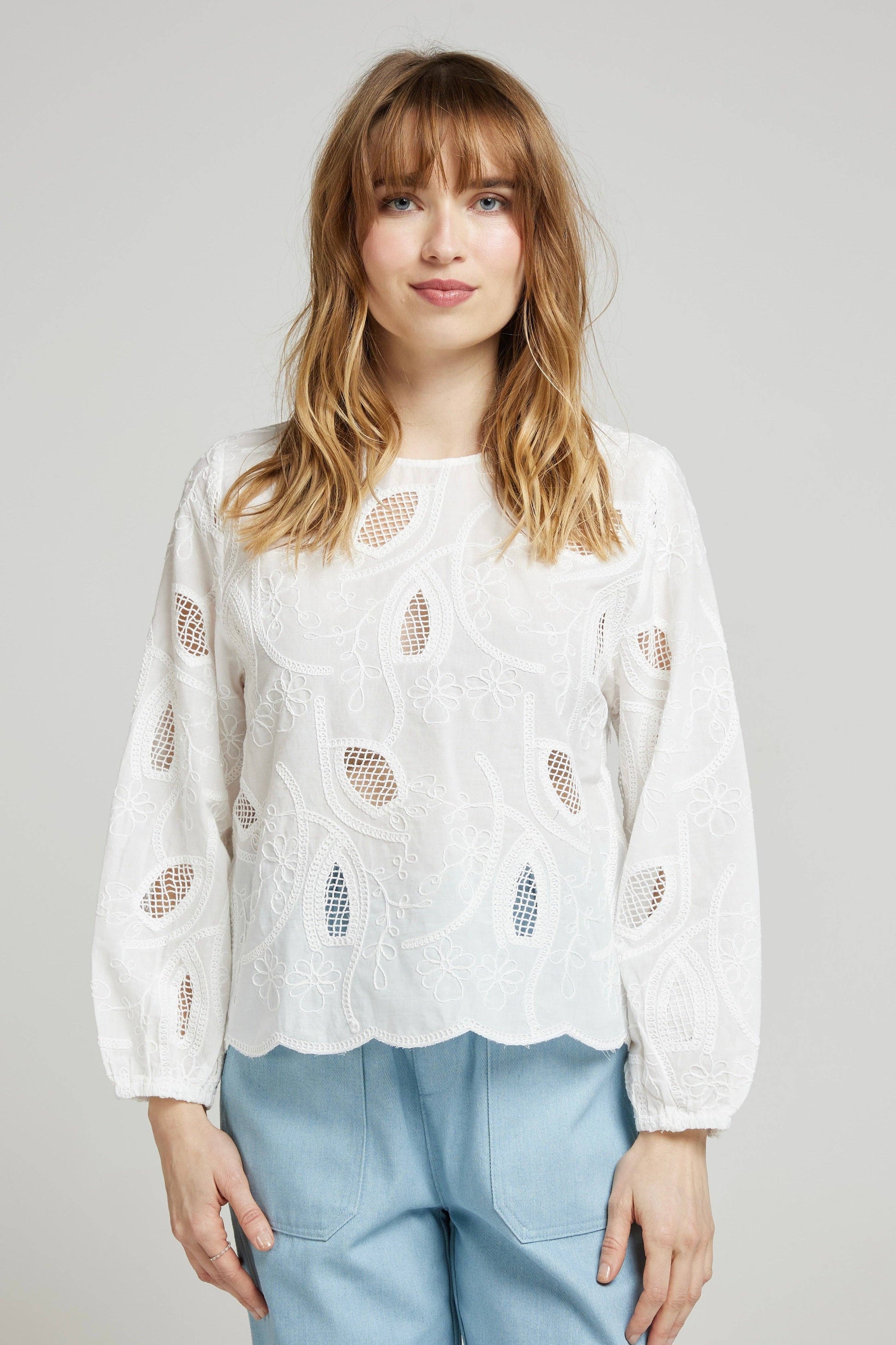 Andy & Lucy - GRAZIELA - Embroidered blouse