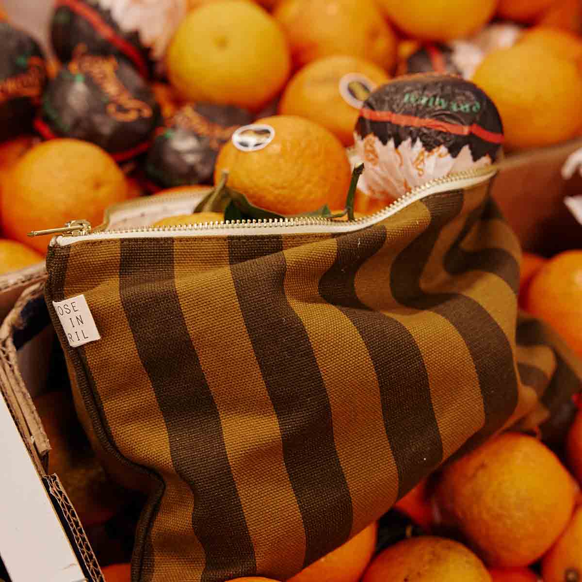 LILI Striped Pouch