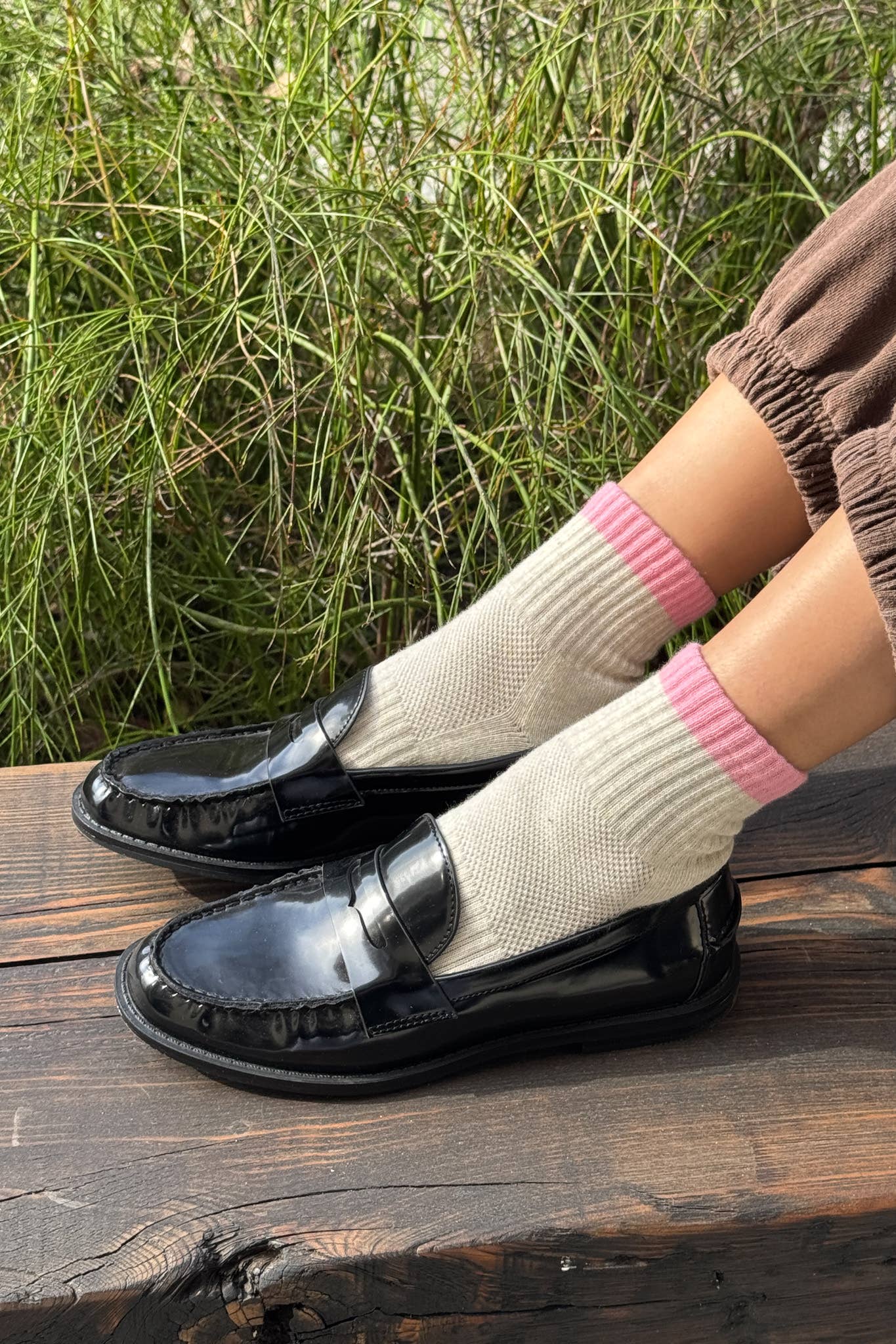 Le Bon Shoppe - Color Block Girlfriend Socks