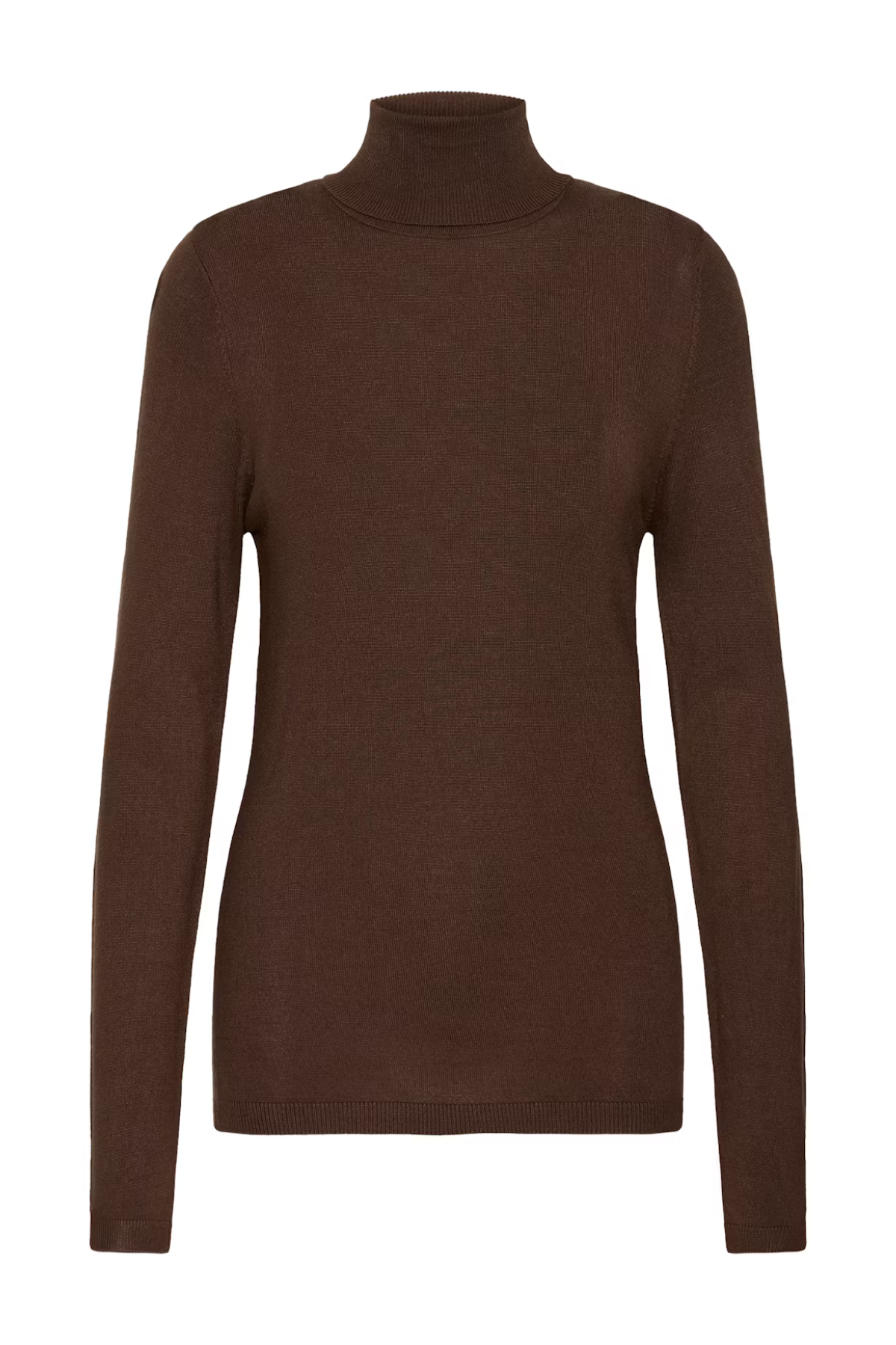 IHMAFA Roll neck Knit - Coffee Bean
