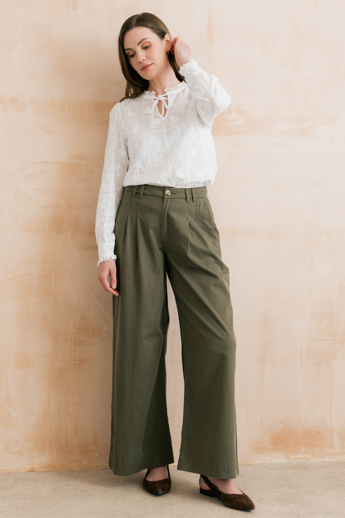 Sophie Trouser Plain Tencel