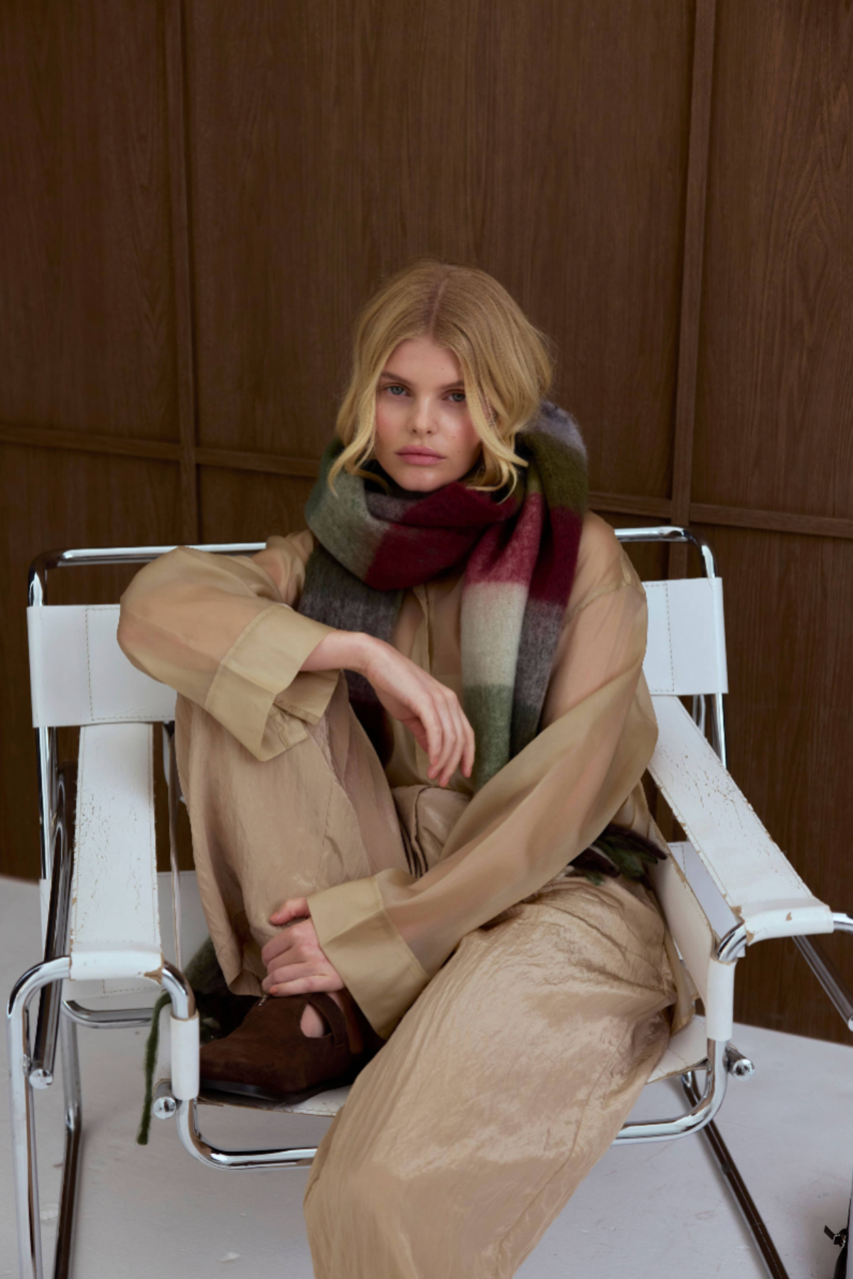 The Reykjavik Scarf - 100% Recycled - Mossy Green