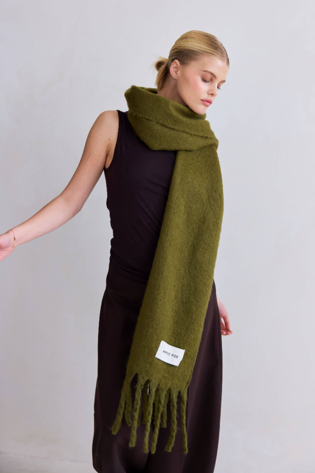 The Reykjavik Scarf - 100% Recycled - Sea Kelp