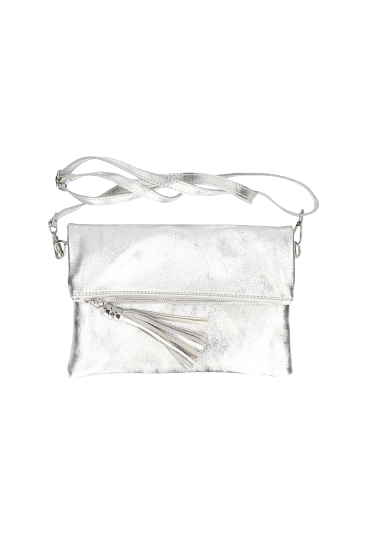 Elsbe Metallic Leather Bag
