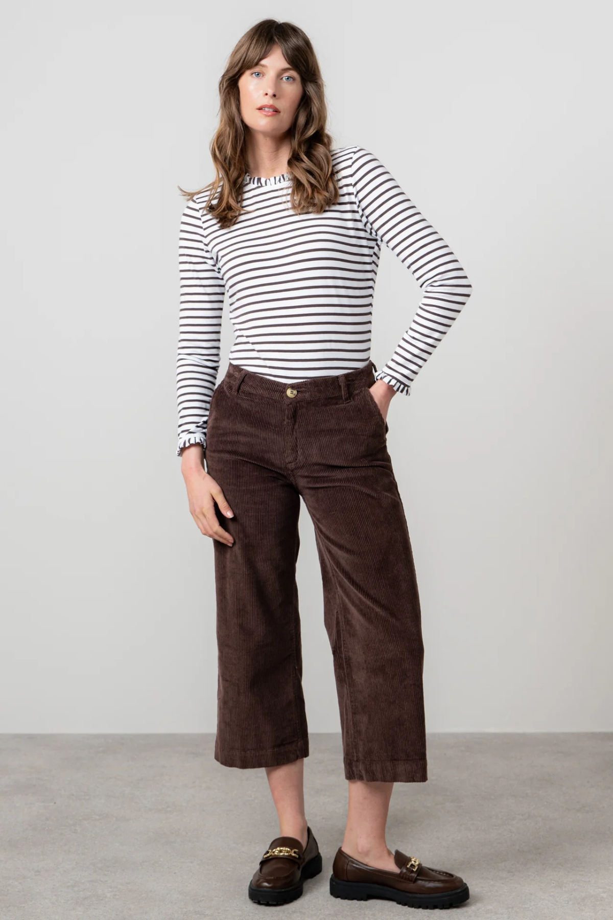 Isla Cropped Cord Trousers