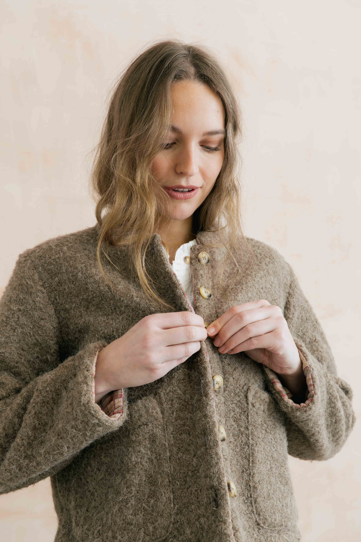 Scarlett Jacket Plain Boucle