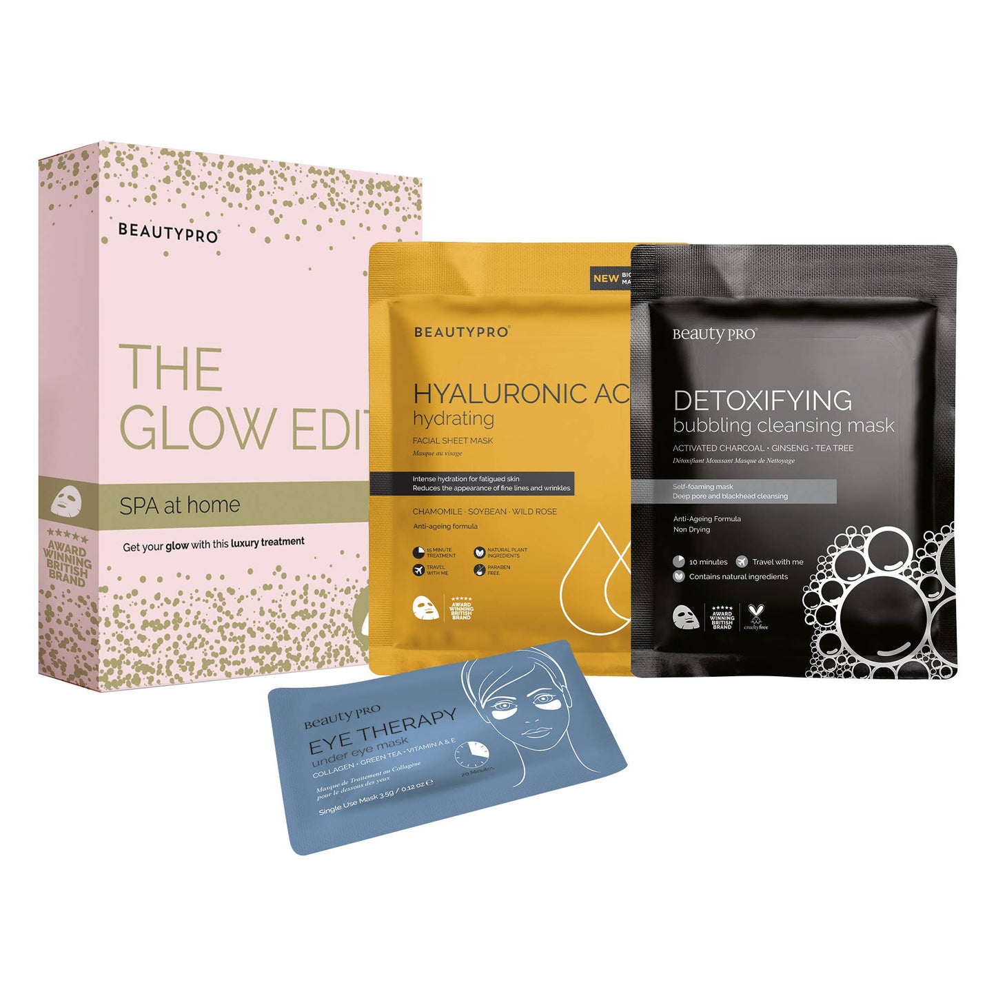 The Glow Edit Spa-at-Home Gift Set