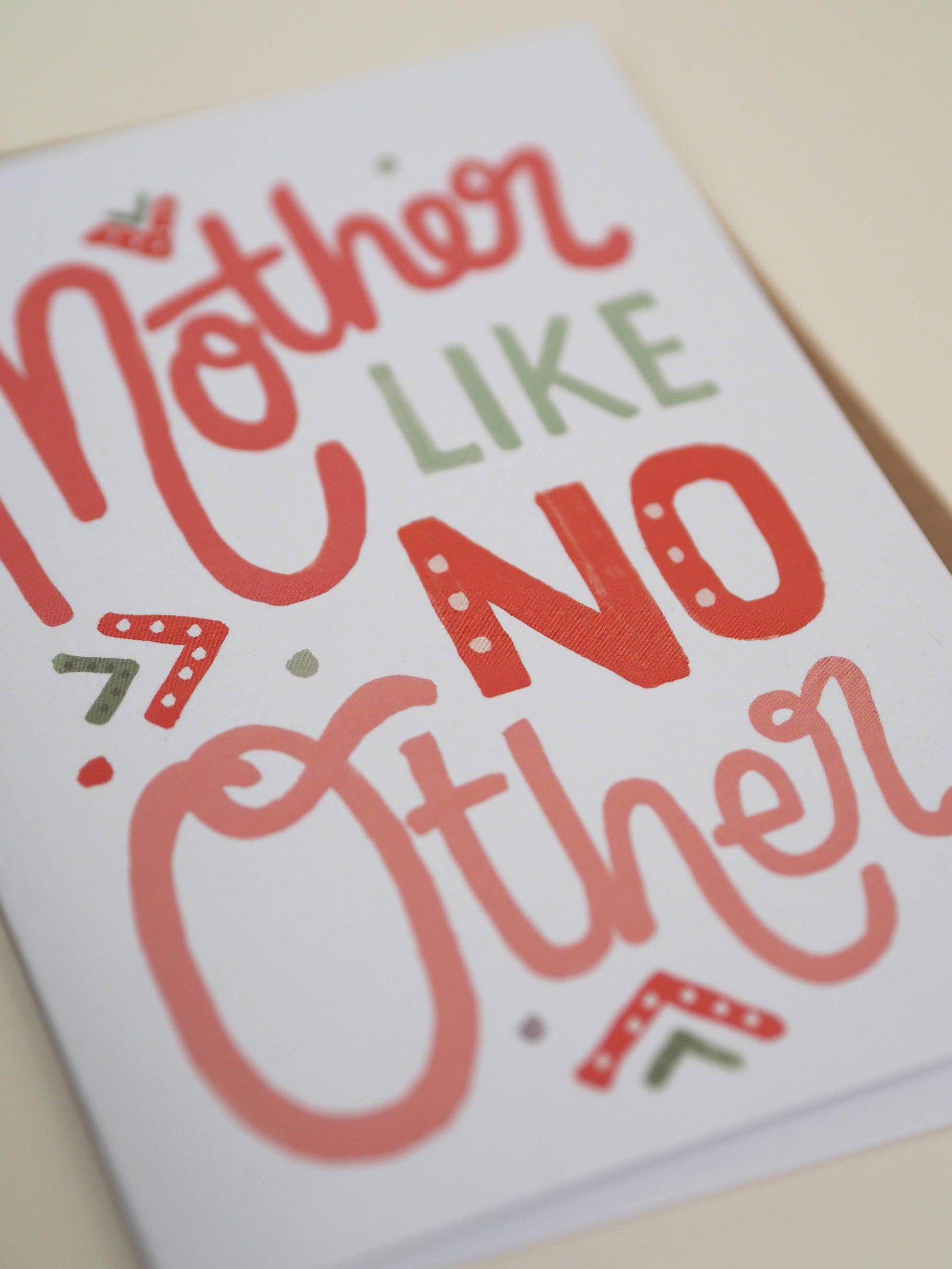 Mother Like No Other Greeting Card